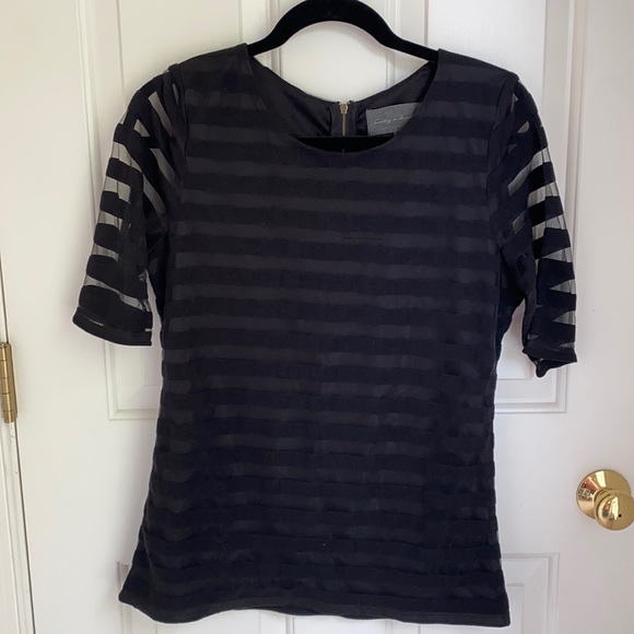 Sunday in Brooklyn Tops - Anthro - Sunday in Brooklyn Striped Black …